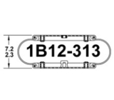 1B12-313 굿이어 공기 스프링은 뒤엉킨 공기 스프링 에어백 콘티테크 64596을 선발합니다