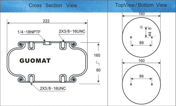 1B9-202 Goodyear 공중 서스펜션 산업용 공중 봄 OEM 578913201 위치 장치