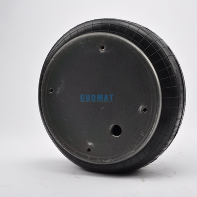 W01M586100 단일 웅크림 공기 스프링 GUOMAT NO.1B53014 3/4 NPT 공기 입구 두 플라이 벨로