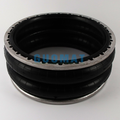 이중 구부러진 공기 고무 LHF500/220-2 플랜지 산업 공기 스프링