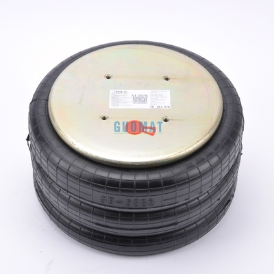 산업용 공기 스프링 4xM10 나사 GUOMAT NO. 3B7383-3/8 벨로 No.3B383 자연 지름 351mm