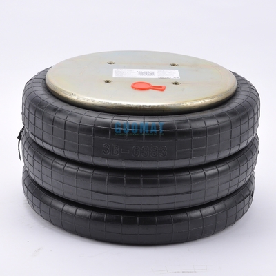 산업용 공기 스프링 4xM10 나사 GUOMAT NO. 3B7383-3/8 벨로 No.3B383 자연 지름 351mm