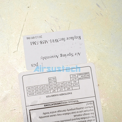 파이어스톤 라이드 공기 스프링 W01-358-7781 기계 액세서리의 공기 서스펜션