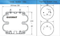 두 배 복잡한 에어백/공기 스프링 Goodyear 산업 2B9-210 Firestone W013586908