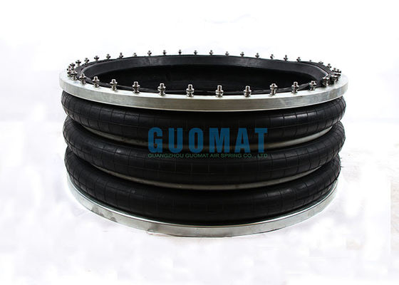 3중 융복합 산업용 에어백 384mm 플랜지 타입 에어 라이드 서스펜션 스프링