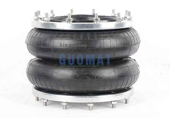 255mm 높이 플랜지 공기 스프링 380mm 고무 공기 벨로 가중 산업 장비
