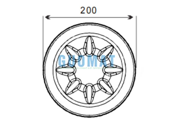 W01-M58-8513 Firestone 트럭 부품 4390NP22 Contitech 서스펜션 롤링 로브 에어 스프링