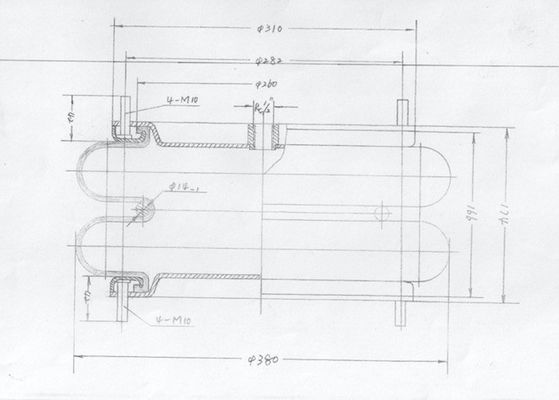 W01-R58-4064 대체 내화 석재 에어백 14 1/2 Ｘ 2 던롭 SP 257 GIGANT 881205