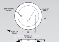 W01-358-7011 Firestone 후방 에어백 컨테이너 깔판을 위한 산업 충격 벨로우즈 작풍 19