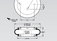 W01-358-7011 Firestone 후방 에어백 컨테이너 깔판을 위한 산업 충격 벨로우즈 작풍 19