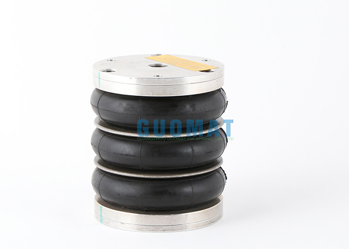 4.5"X3 3중인 NORGREN은 알루미늄 커버 판과 산업적 공기 스프링 PM/31043 공기 벨로우를 회선했습니다