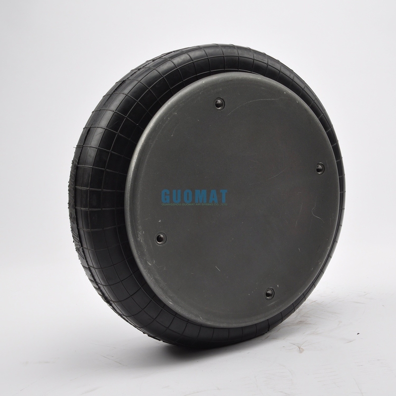 W01M586100 단일 웅크림 공기 스프링 GUOMAT NO.1B53014 3/4 NPT 공기 입구 두 플라이 벨로