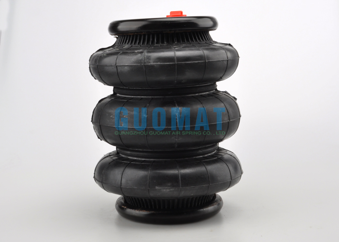 삼중 얽힌 공기 스프링 117mm-460mm 스트로크 산업용 고무 공기 충격