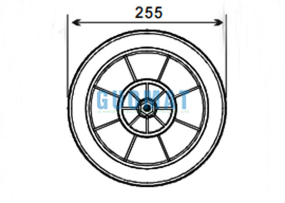 W01-358-9373 파이어스톤 교체 서스펜션 공기 스프링 1R12-403 굿이어 트럭 에어백 베개