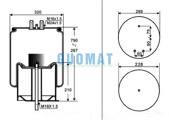 블랙 롤링 로브 공기 스프링 4912NP07 콘티텍 트럭 부품 공기 서스펜션