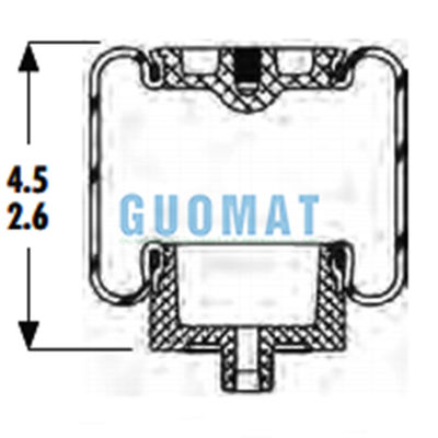 굿에어 1S4-058 에어 서스펜션 부품 W02-358-7086 카비 에어 스프링을 교체