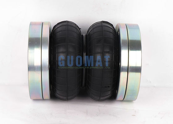 166mm 높이의 고무 공기 스프링 M10 회전 샤프트 액추에이터에 대한 이중 윙크 공기 풍선