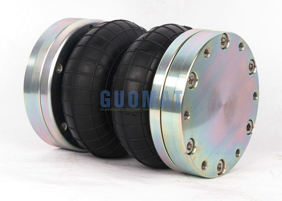 166mm 높이의 고무 공기 스프링 M10 회전 샤프트 액추에이터에 대한 이중 윙크 공기 풍선