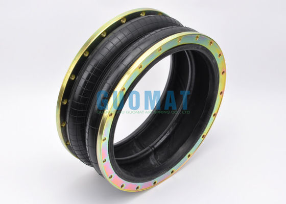 2H520217 고무 에어 배드 M10 나사 스레드 플랜지 반지와 함께 듀얼 윙크 에어 스프링