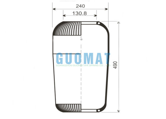 713N 콘티텍 버스 에어 스프링 9066 굿이어 러버 에어 벨로우즈 교체 공급업체