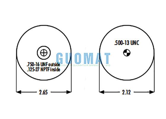 1S4-008 Goodyear Cab 공기 봄 충격 흡수 W02-358-7010 파이어스톤 공기 서스펜션