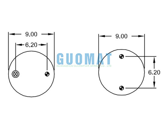 FT 330-29 703 컨티테크 산업용 에어백 W01-358-7990 파이어스톤 공기용 에어백