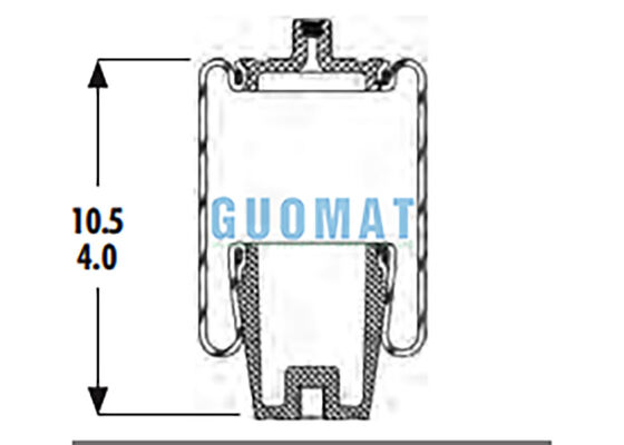 1S4-056 굿이어 서스펜션 공기 스프링 교체 W023587040 파이어스톤 캐비인 공기 봉지