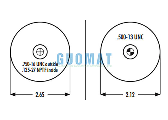 1S4-056 굿이어 서스펜션 공기 스프링 교체 W023587040 파이어스톤 캐비인 공기 봉지