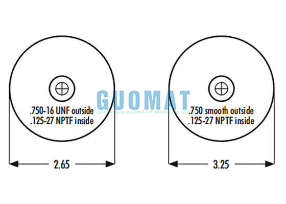 1S4-067 캡 에어 스프링 굿이어 ASC-08-7-137 트럭 서스펜션 에어백 교체