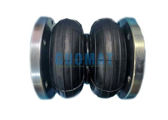 2H130142 GUOMAT Industrial Air Spring M10 Threaded Hole Convoluted Air Lift Bags 90mm Stroke