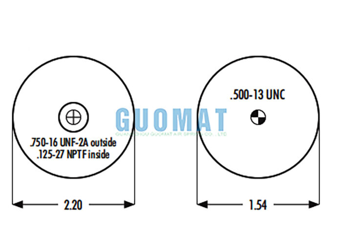 1S3-011 굿이어 카브 공기 스프링 W02-358-4001 파이어스톤 공기 충격 흡수기