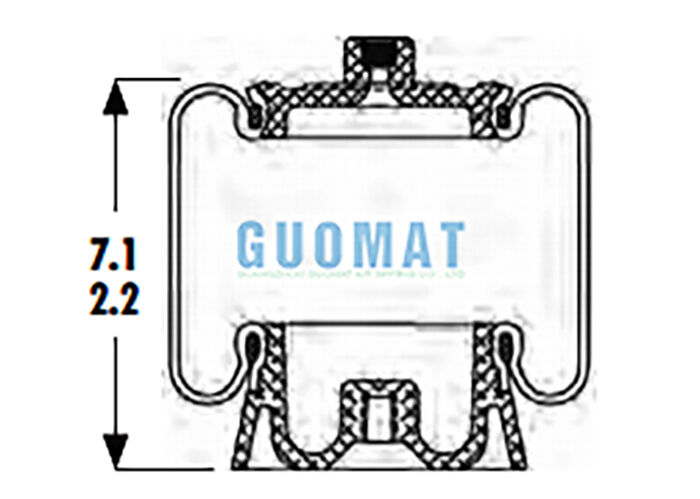 OEM Standard 1S4-175 Goodyear Cabin Air Shock ASC-08-7-157 Truck Suspension Air Spring