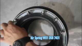 Firestone 공기 스프링 W01-358-7431 두 배 복잡한